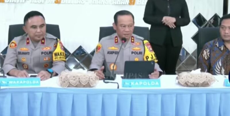 Foto : Kapolda Metro Jaya Irjen Polisi Asep Edi Suheri saat Jumpa Pers 