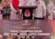Dihari Kamis Jam Berbeda KPU Sumenep Menerima Pendaftaran 2 Bapaslon Bupati dan Wakil Bupati