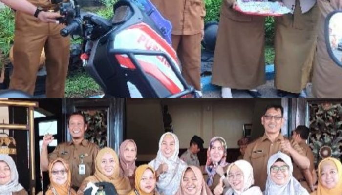 Bupati Sumenep Serahkan 2 Unit Pusling Roda Tiga dan 16 Roda Dua ke Puskesmas se Kabupaten Sumenep