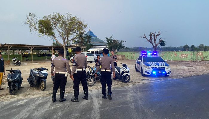 Gercep, Satlantas Polres Sumenep Bubarkan Aksi Balap Liar di Asta Gumok, Amankan 6 Ranmor