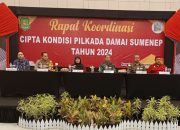 Pemkab Sumenep Gelar Rapat Koordinasi Cipta Kondisi Pilkada Damai 2024