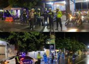 Meski Cuaca Hujan, Personil Tim Elang Satlantas Polres Sumenep Tetap Laksanakan Giat Patroli Guna Cegah Aksi Balap Liar