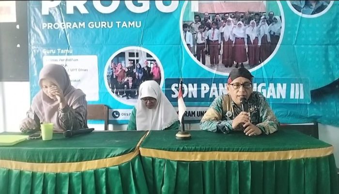 Wujudkan Sekolah Ramah Anak SDN Panaongan III Gandeng Ketua LKP3A Fatayat NU Cabang Kabupaten Sumenep