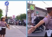 Satlantas Polres Sampang Edukasi 12 Gerakan Tata Tertib Berlalu Lintas