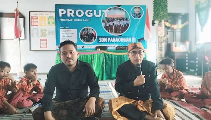 GANDENG TIKTOKER KONDANG SDN PANAONGAN III EDUKASI SISWA UNTUK BIJAK BERSOSMED