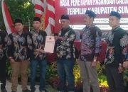 KPU Sumenep Serahkan SK dan Usulan Pengesahan Pasangan Bupati Wakil Bupati Terpilih Pilkada 2024