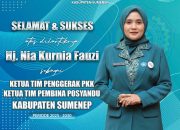 Hj. Nia Kurnia Fauzi Resmi Dilantik sebagai Ketua TP PKK dan Ketua Tim Pembina Posyandu Kabupaten Sumenep Periode 2025-2030