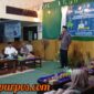 Foto : Lurah Bangselok Edy Wahyudi, S.IP. ketika memberikan sambutan pada acara halal bihalal