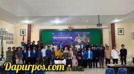 Foto : Seluruh anggota PMII ketika melakukan foto bersama pada acara  seminar