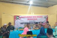 Foto : Suasana MUSDESUS Pembentukan Pengurus Koperasi Merah Putih di Desa Duko Barat.