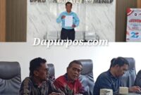 Gambar atas Ketua LBH FORpKOT Sumenep Herman Wahyudi, S.H.
Gambar bawah anggota FORpKOT ketika sedang melakukan audiensi bersama komisi III DPRD Sumenep