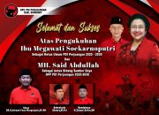 Ketua DPC PDIP Sumenep dan Jajaran Pengurus Ucapkan Selamat atas Pengukuhan Ibu Hj. Megawati Soekarnoputri dan MH Said Abdullah