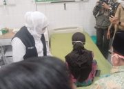 Gubernur Jatim Khofifah Sapa Pasien Anak di RSUD dr. H. Moh. Anwar Sumenep
