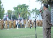 Sekda Sumenep Edy Rasyadi Pimpin Apel Perpisahan, Sampaikan Pesan Kebersamaan dan Integritas