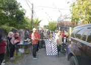 Ribuan Warga Kepanjin Ikuti Jalan Sehat Meriahkan HUT RI ke-80