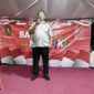 Foto : Lurah Kepanjin Ketika Memberikan Sambutan Pada HUT Kemerdekaan RI Ke- 80