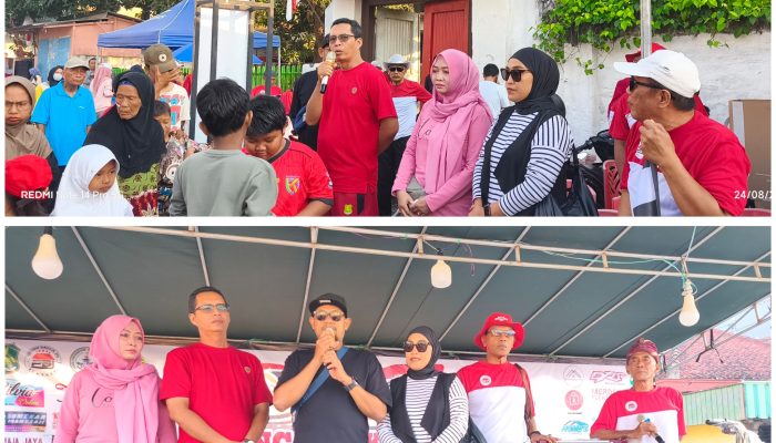 Kelurahan Bangselok dan PBJ Gelar Jalan Santai Meriahkan HUT RI ke-80