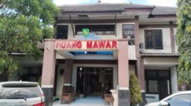 Foto : Ruangan tempat isolasi bagi penderita campak 