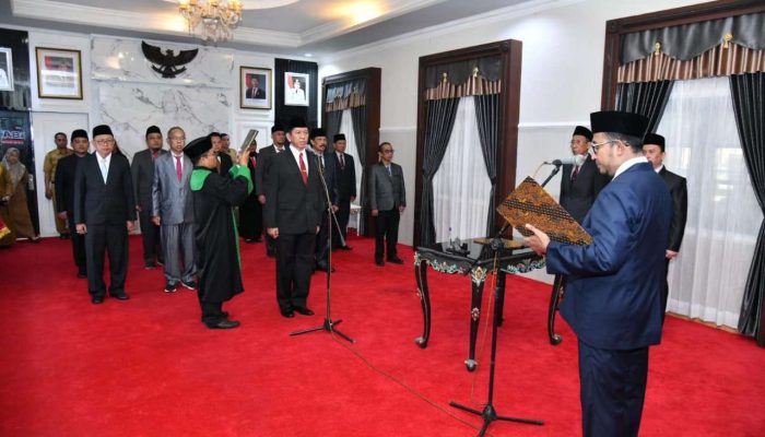 Bupati Fauzi Lantik Syahwan Efendi sebagai Pj Sekda Sumenep