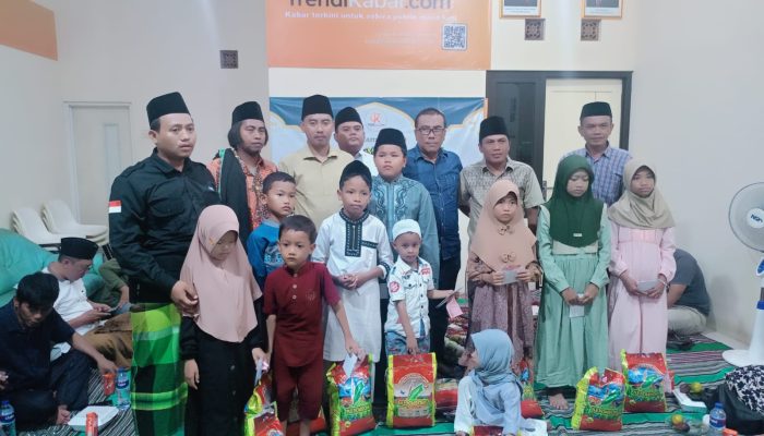 Rayakan Maulid Nabi,TrendiKabar.com Wujudkan Kepedulian untuk Anak Yatim