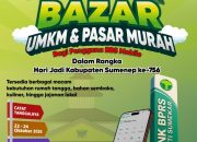 BPRS Bhakti Sumekar Gelar Bazar UMKM & Pasar Murah, Meriahkan Hari Jadi Kabupaten Sumenep ke-756