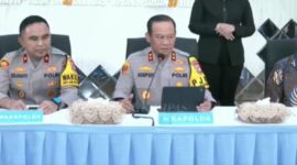 Foto : Kapolda Metro Jaya Irjen Polisi Asep Edi Suheri saat Jumpa Pers 