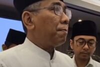 Foto : Ketum PB NU Gus Yahya Ketika Memberikan Keterangan Didepan Awak Media.