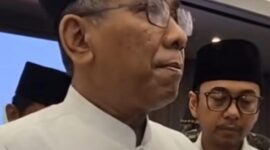 Foto : Ketum PB NU Gus Yahya Ketika Memberikan Keterangan Didepan Awak Media.