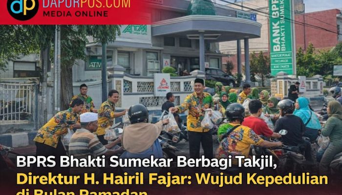 BPRS Bhakti Sumekar Berbagi Takjil, Direktur H. Hairil Fajar: Wujud Kepedulian di Bulan Ramadan