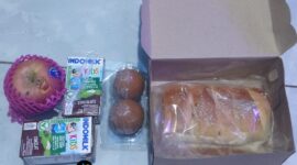 Foto : Jatah Menu MBG selama 2 Hari yang diterima Siswa MTsn 2 Sumenep.