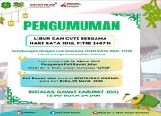 RSUD dr. H. Moh. Anwar Sumenep Umumkan Penyesuaian Layanan Selama Libur Idul Fitri 1447 H