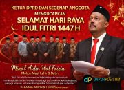 Ketua DPRD Sampaikan Ucapan Selamat Idul Fitri 1447 H, Sertai Pesan Bijak untuk Masyarakat