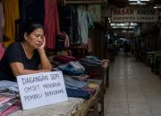 Pedagang Pasar Anom Keluhkan Omzet Penjualan Terus Menurun Tiap Tahun