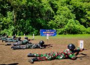 Prajurit Kodaeral IX Asah Kemampuan Tempur, Puluhan Personel TNI AL Ikuti Latihan Menembak di Maluku Tengah