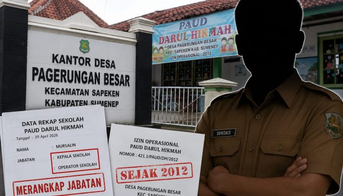 Terungkap ! Sekdes Pagerungan Besar Diduga Rangkap Jabatan sebagai Kepala PAUD, Publik Desak Klarifikasi