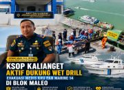 KSOP Kalianget Aktif Dukung Wet Drill Evakuasi Medis Kru Kapal Pan Marine 14 di Blok Maleo
